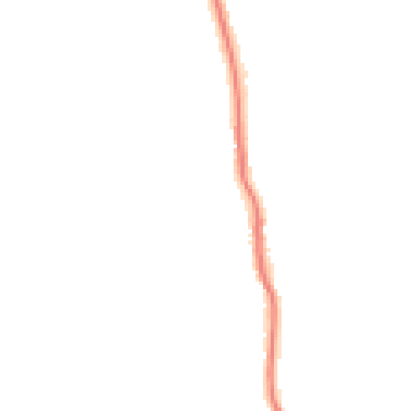 Night-time road noise heatmap for GU8 5RR
