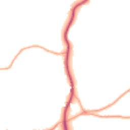 Daytime road noise heatmap for GU8 5UL
