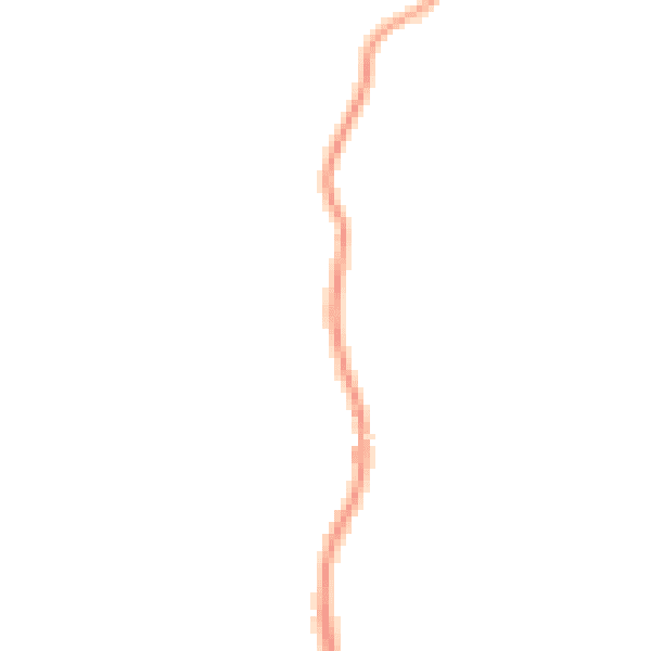 Night-time road noise heatmap for GU8 5UL