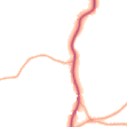 Daytime road noise heatmap for GU8 5UW