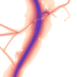 Daytime road noise heatmap for GU8 6AA