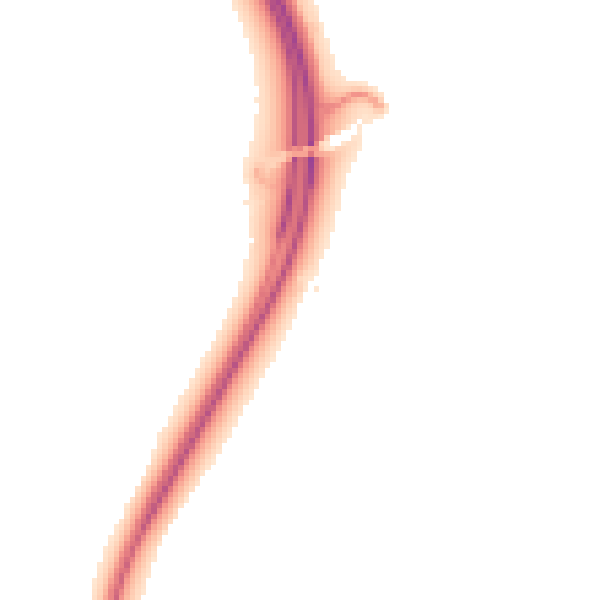 Night-time road noise heatmap for GU8 6AA