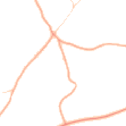 Daytime road noise heatmap for GU8 6BW