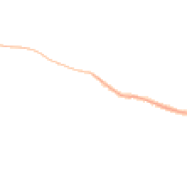 Night-time road noise heatmap for GU8 6DE