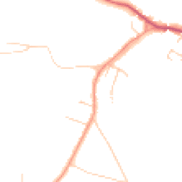 Daytime road noise heatmap for GU8 6DH
