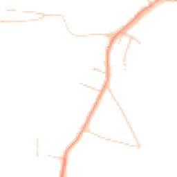 Daytime road noise heatmap for GU8 6DN