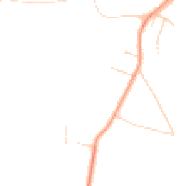 Daytime road noise heatmap for GU8 6DZ
