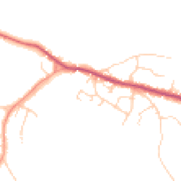 Daytime road noise heatmap for GU8 6EG
