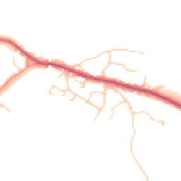 Daytime road noise heatmap for GU8 6EH
