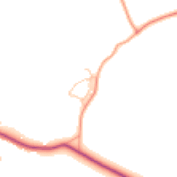 Daytime road noise heatmap for GU8 6FF