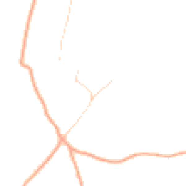 Daytime road noise heatmap for GU8 6FJ