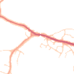 Daytime road noise heatmap for GU8 6HA