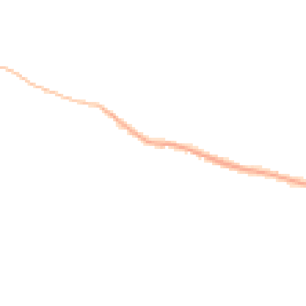 Night-time road noise heatmap for GU8 6HA