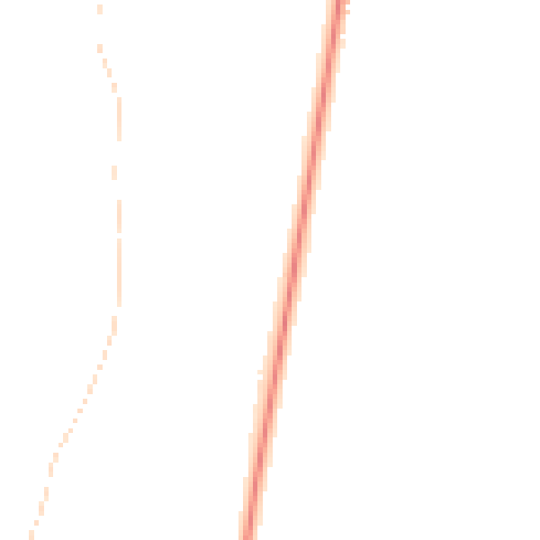 Daytime road noise heatmap for GU8 6LW