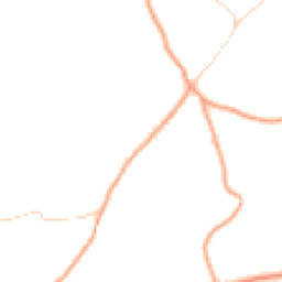 Daytime road noise heatmap for GU8 6NW