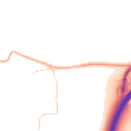 Daytime road noise heatmap for GU8 6QD