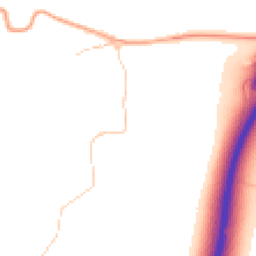 Daytime road noise heatmap for GU8 6QG