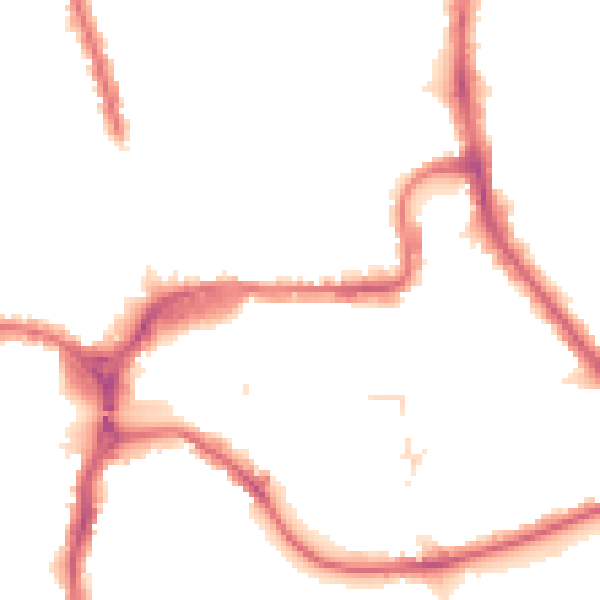 Night-time road noise heatmap for HA1 1JX