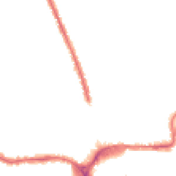 Night-time road noise heatmap for HA1 1RE