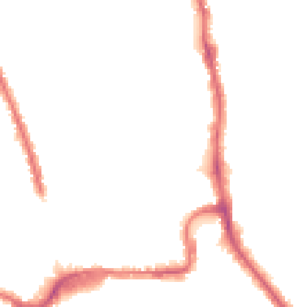 Night-time road noise heatmap for HA1 1SU