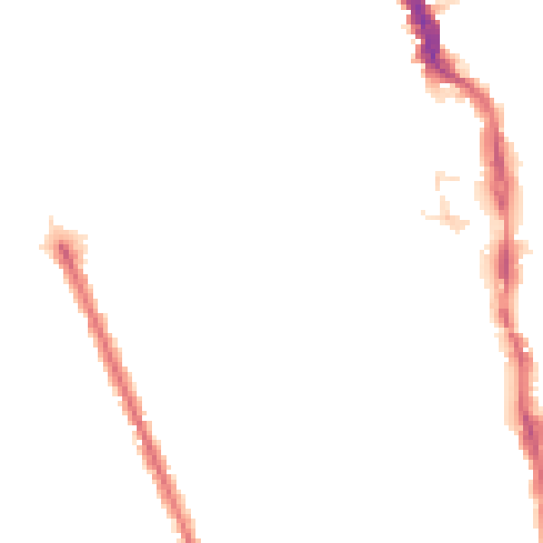Night-time road noise heatmap for HA1 1XR