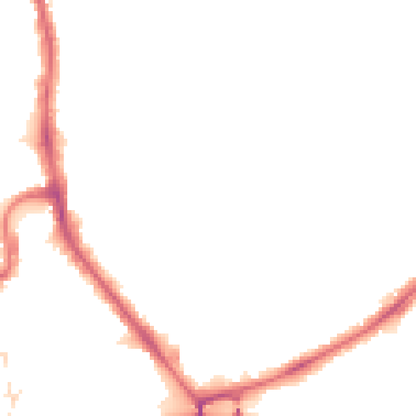 Night-time road noise heatmap for HA1 2PP