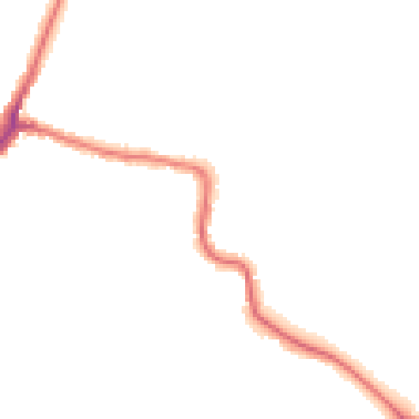 Night-time road noise heatmap for HA1 3JQ