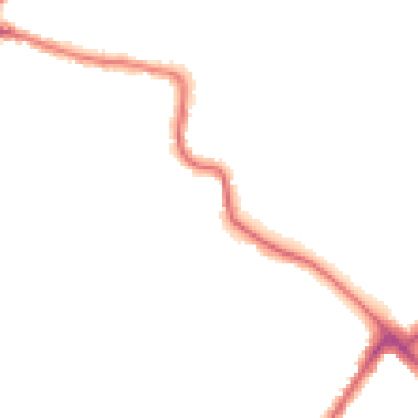 Night-time road noise heatmap for HA1 3NA