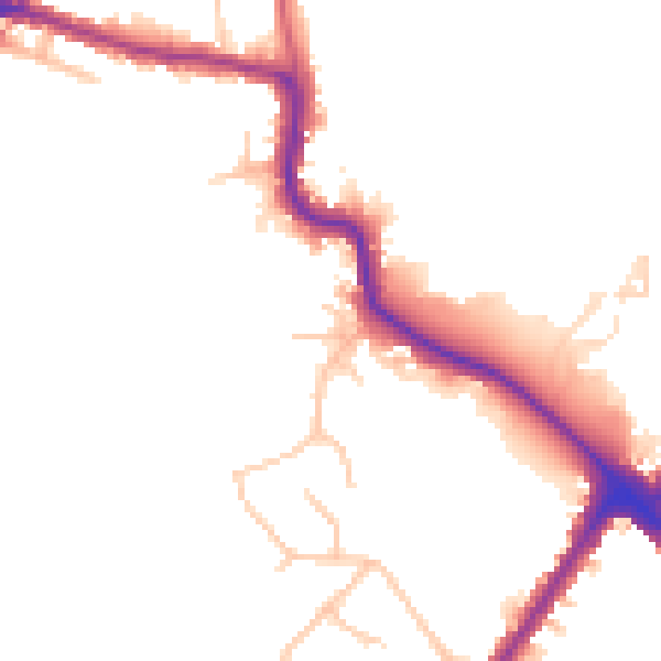 Daytime road noise heatmap for HA1 3PZ