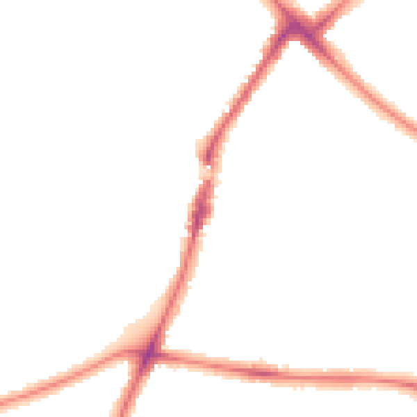 Night-time road noise heatmap for HA1 3QS