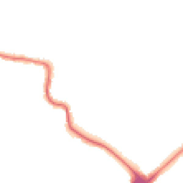 Night-time road noise heatmap for HA1 3RS