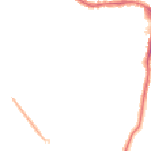 Night-time road noise heatmap for HA1 4BS