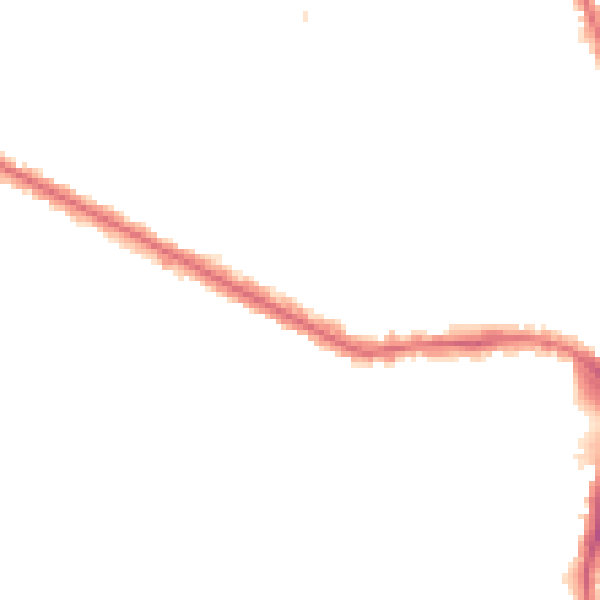 Night-time road noise heatmap for HA1 4JJ