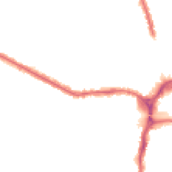Night-time road noise heatmap for HA1 4LP