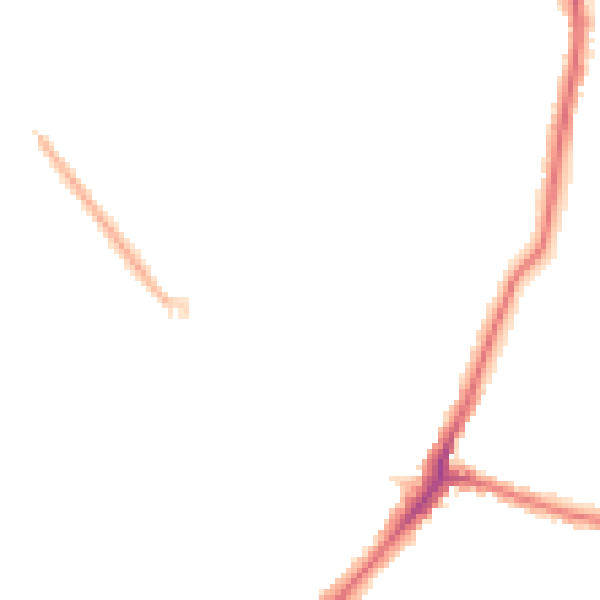 Night-time road noise heatmap for HA2 0AA