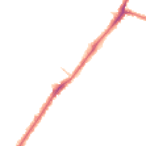 Night-time road noise heatmap for HA2 0AQ