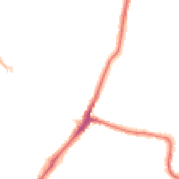 Night-time road noise heatmap for HA2 0DB