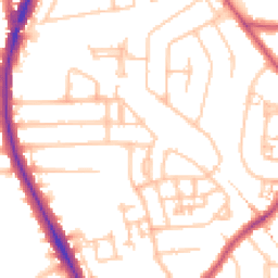 Daytime road noise heatmap for HA2 0ET