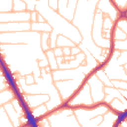 Daytime road noise heatmap for HA2 0FF