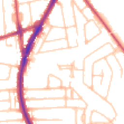 Daytime road noise heatmap for HA2 0FH