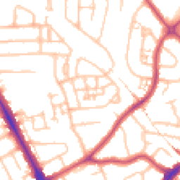 Daytime road noise heatmap for HA2 0FX