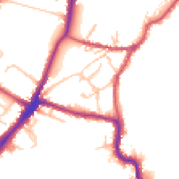 Daytime road noise heatmap for HA2 0JB