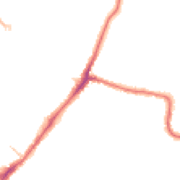 Night-time road noise heatmap for HA2 0LE