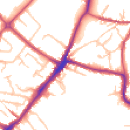 Daytime road noise heatmap for HA2 0LH