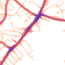 Daytime road noise heatmap for HA2 0LU