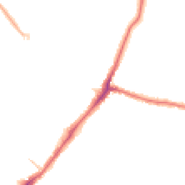 Night-time road noise heatmap for HA2 0NZ