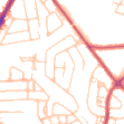 Daytime road noise heatmap for HA2 0RS