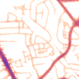 Daytime road noise heatmap for HA2 0US