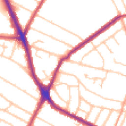 Daytime road noise heatmap for HA2 6AF