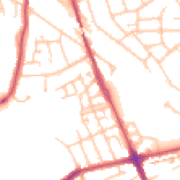 Daytime road noise heatmap for HA2 6DX